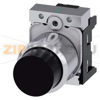 АКТУАТОР КНОПКИ С ВЫСОКИМ ФРОНТАЛЬНЫМ КОЛЬЦОМ (12MM), 22MM, КРУГЛ., МЕТАЛЛ, КНОПКА ЧЁРНАЯ ВЫСТУПАЮЩАЯ, БЕЗ ФИКСАЦИИ, С ДЕРЖАТЕЛЕМ, С ГРАВИРОВКОЙ ЛАЗЕРОМ, НАЧАЛО СТРОКИ ВЕРХНИЙ РЕГИСТР, ДАЛЕЕ НИЖНИЙ РЕГИСТР Siemens 3SU1250-0FB10-0AA0-Z&nbsp;Y10