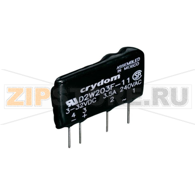 Реле твердотельное 2 А, 280 В/AC, 1 шт Crydom D2W202F 