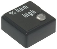 TASTO QUADRATO NERO 23x23 mm