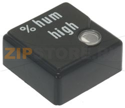 TASTO QUADRATO NERO 23x23 mm 