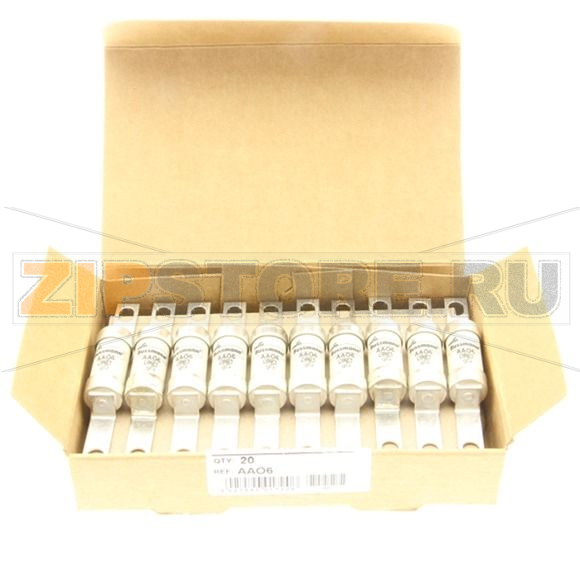 Предохранитель, 6 A, AC 550 В, 80 кА, BS88/A2, 14x85 мм, gL/gG, BS Eaton 6AMP 550V AC BS88 gG FUS 