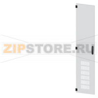 SIVACON, door, left, ventilated, IP20, H: 2000 mm, W: 400 mm, RAL 7035, Protection class 1 Siemens 8MF1040-2UT15-1BA2
