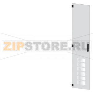 SIVACON, door, left, ventilated, IP20, H: 2000 mm, W: 400 mm, RAL 7035, Protection class 1 Siemens 8MF1040-2UT15-1BA2 