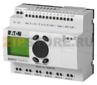 Контроллер компактный, 24VDC, 12DI (4 AI), 6DO (R), 1AO, CAN, дисплей Eaton EC4P-221-MRAD1