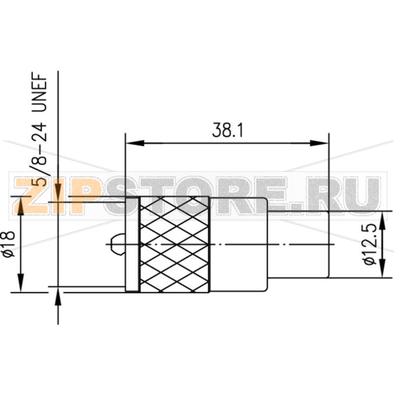 Разъем UHF, 50 Ом, 1 шт Telegärtner J01040A0604 