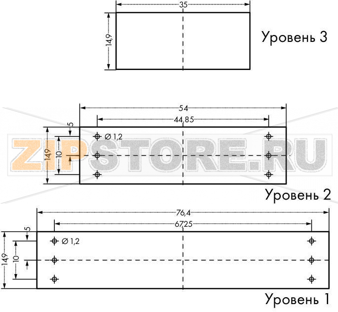 Прозрачная крышка; прозрачные Wago 789-124 