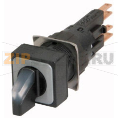Головка переключателя, пластик, черная: 1 шт Eaton Q18LWK3R2-WS/WB 