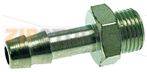 ФИТИНГ ДЛЯ ТРУБЫ Ø 1/8"M Ø 6 НИКЕЛЬ. 