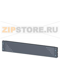 SIVACON, mounting plate, mounting with bracket, perforated, H: 100 mm, W: 600 mm, zinc-plated Siemens 8MF1160-2AM12-0