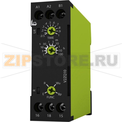 Реле времени, многофункциональное, 24-240 В/AC/DC, 0.05 с-100 ч, 1 шт Tele V2ZQ10 