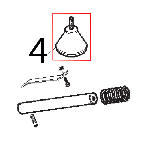 Ножка M5 для Sirman Mirra 300 Ножка M5 для Sirman Mirra 300Запчасть на деталировке под номером: 4