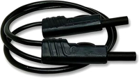 Провод испытательный 0.25 м, 16 А, 30 В/AC, 60 В/DC, черный Hirschmann 973644100
