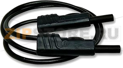 Провод испытательный 0.25 м, 16 А, 30 В/AC, 60 В/DC, черный Hirschmann 973644100 