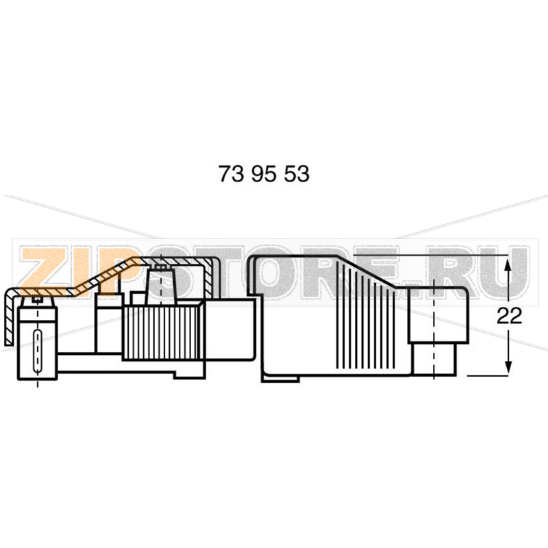 Разгрузка от натяжения, черная: 1 шт Adels-Contact 192205 V9 