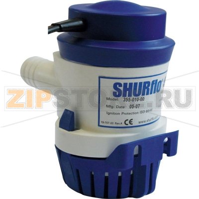 Насос погружной 3780 л/ч, низковольтный, 2.5 м Shurflo 355-100-00 