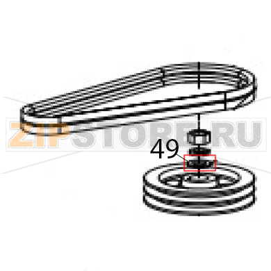 Flat washer Hurakan HKN-20SN Flat washer Hurakan HKN-20SNЗапчасть на деталировке под номером: 49