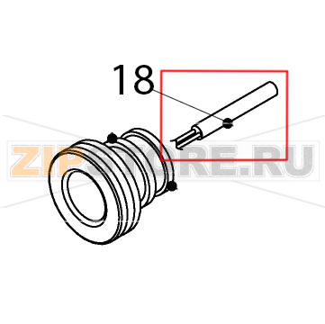 Thermistor - cube cotrol Hoshizaki IM-65NE-25 Thermistor - cube cotrol Hoshizaki IM-65NE-25Запчасть на деталировке под номером: 18