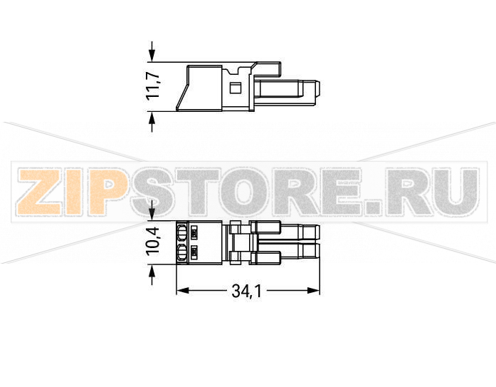 Разъем; 2-пол.; Код. A; 1,50 mm; белые Wago 890-222 Protected against mismating and maintenance-freePush-in CAGE CLAMP® spring pressure connection technology allows solid conductors to be simply pushed into a unit.Low profile with 4.4 mm pole spacingWhen assembled, the installation connectors comply with IP40 and are suitable for easily accessible areas....