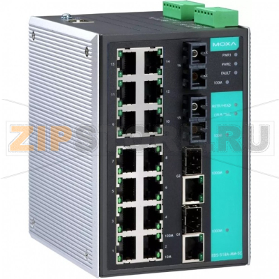 Коммутатор MOXA EDS-518A-T 