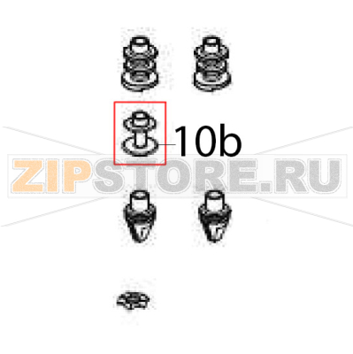 Stainless steel mixer with 2 disk Vema FL 2005 Stainless steel mixer with 2 disk Vema FL 2005Запчасть на деталировке под номером: 10b