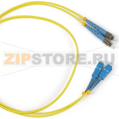 патч-корд волоконно-оптический (шнур) SM 9/125 (OS2), SC/UPC-FC/UPC, 2.0 мм, duplex, LSZH, 10 м 
