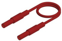 Провод тестовый 1 м, красный Hirschmann MLS GG 100/1 RED