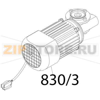 Motore a. gr. 63 4P, B14, HP.0.25, 110 Sirman Palladio 350 Automec Motore a. gr. 63 4P, B14, HP.0.25, 110 Sirman Palladio 350 AutomecЗапчасть на деталировке под номером: 830/3