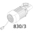 Motore a. gr. 63 4P, B14, HP.0.25, 110 Sirman Palladio 350 Automec