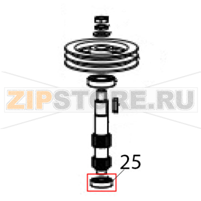 Bearing Hurakan HKN-20SN2V Bearing Hurakan HKN-20SN2VЗапчасть на деталировке под номером: 25