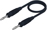 Провод тестовый 1 м, черный Hirschmann SML 100/1 SCHWARZ / BLACK
