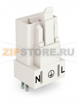 Штекер для печатных плат; прямые; 3-пол.; Код. A; белые Wago 890-833 Protected against mismating and maintenance-freePush-in CAGE CLAMP® spring pressure connection technology allows solid conductors to be simply pushed into a unit.Low profile with 4.4 mm pole spacing...