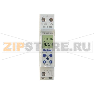Таймер цифровой на DIN-рейку, 1 шт Theben 4187127 