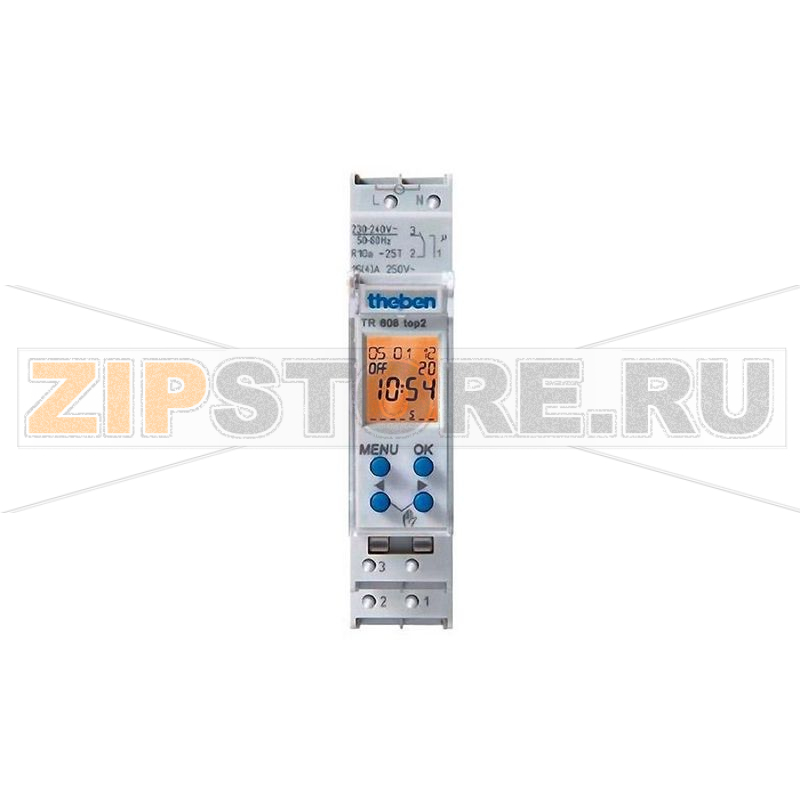 Таймер цифровой на DIN-рейку, 1 шт Theben 4187127 