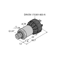 Датчик давления Turck PT1R-1004-I2-DA91