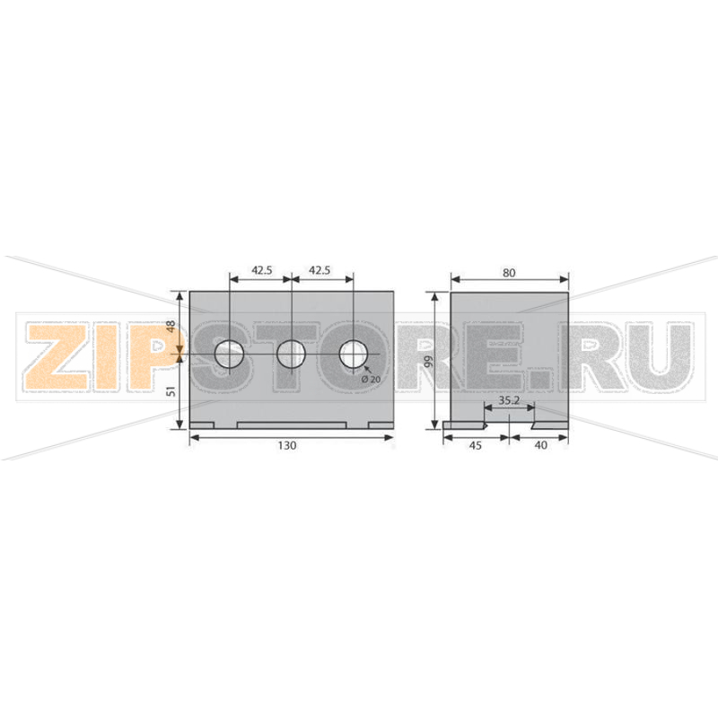 Реле защиты электродвигателя, 1 шт Fanox GL200 11363 