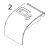 Ribbon access cover TSC TTP-323