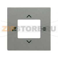 Накладка на терморегулятор, 6109/03-803-500, серый металлик ABB 2CKA006155A0066