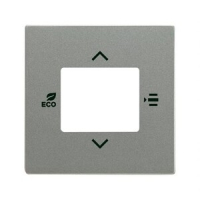 Накладка на терморегулятор, 6109/03-803-500, серый металлик ABB 2CKA006155A0066