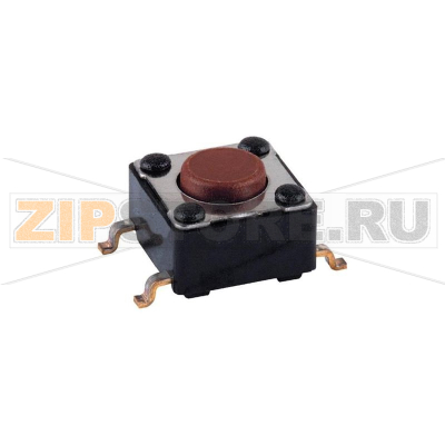 Кнопка 0.05 А, 12 В DC/AC, 1 x выкл/вкл, без фиксации, 1 шт Mentor 1254.1004 