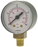 MANOMETRO 0-4 BAR 1/8M