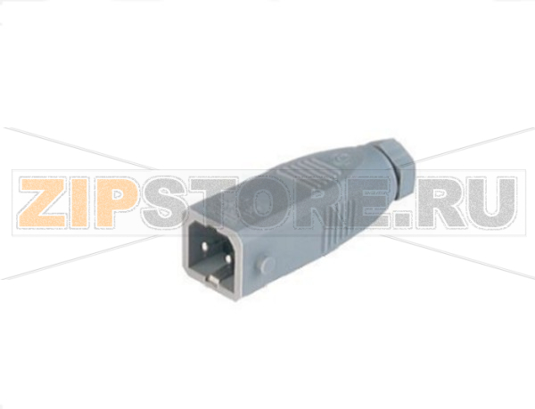 Разъем прямоугольный 16 А, IP54, 2 контакта Hirschmann STAS 2 