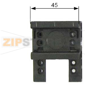 ВЕРТИКАЛЬНЫЙ КРЕПЕЖ ШИНЫ MOUNTING RAIL 35 MM, PLASTIC WITH RECESS FOR INSERT 8US19981DA00, 45 MM LONG, WITH FIXING SCREWS FOR SIRIUS 3R ADAPTER S. S00 A. S0 Siemens 8US1998-7CB45 