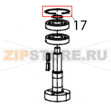 Circlip for hole Hurakan HKN-30SN2V Circlip for hole Hurakan HKN-30SN2VЗапчасть на деталировке под номером: 17