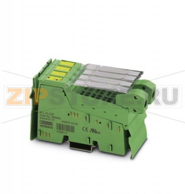 Клеммный модуль аналогового вывода Inline Phoenix Contact IB IL AO 2/SF-2MBD-PAC в комплекте с принадлежностями (соединительный штекер и держатель для маркировки), 2 выхода, 0 - 20 мА, 4 - 20 мА, 0 - 10 В, скорость передачи данных 2 Мбод, 2-проводная схема подключения.Минимальный заказ: 1 шт.Упаковка: 1 шт.