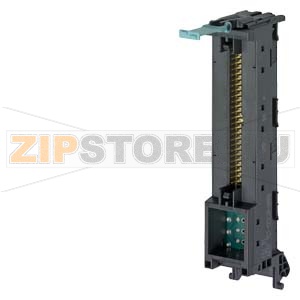 Специальный фронтальный соединитель с 1X50-полюсным IDC-разъёмом для 40-полюсных модулей  аналогового ввода-вывода для S7-1500, питание через вводной элемент Siemens 6ES7921-5CK20-0AA0 