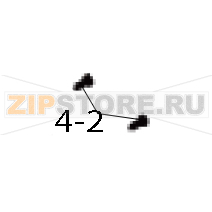 Screw, TP3*6, MOQ 50 pcs TSC ME240 Screw, TP3*6, MOQ 50 pcs TSC ME240Запчасть на деталировке под номером: 4-2