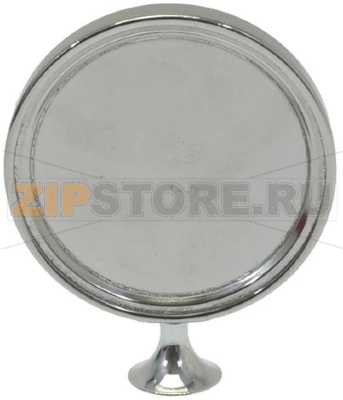 ROUND CHROMEPLATED BADGE HOLDER ø 90 mm 