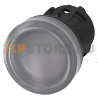 ЭЛЕМЕНТ СВЕТОВОГО ИНДИКАТОРА С ПРОЗРАЧНЫМ РАССЕИВАТЕЛЕМ, 22MM, КРУГЛ., ПЛАСТИК, РАССЕИВАТЕЛЬ МАТОВЫЙ, С ГРАВИРОВКОЙ ЛАЗЕРОМ, ВЕРХНИЙ РЕГИСТР Siemens 3SU1001-6AA70-0AA0-Z&nbsp;Y11