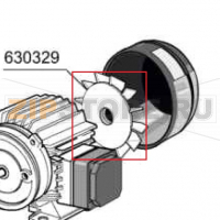 Pump fan impellor ZF650/800 Comenda GFS 90