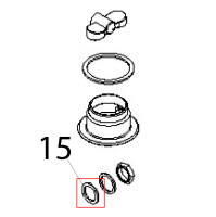 Washer Ø: 22, Ø: 16.2=1.5 CU Angelo Po FC1011G